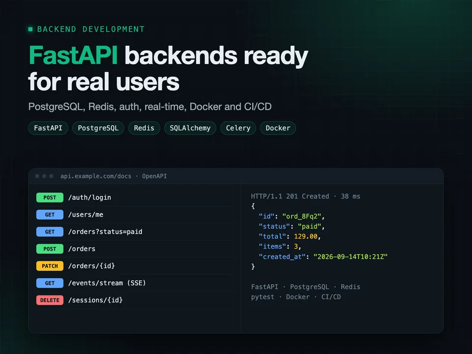 A backend your frontend and mobile team will enjoy using